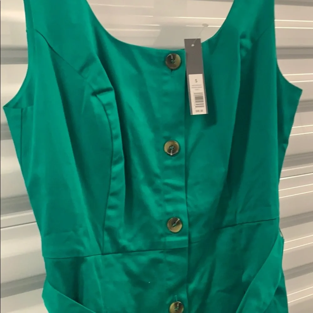 Forest Green Belted The Limited Dress - Picture 5 of 6